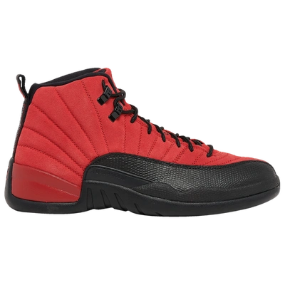 Shop Jordan Mens  Retro 12 In Varsity Red/black