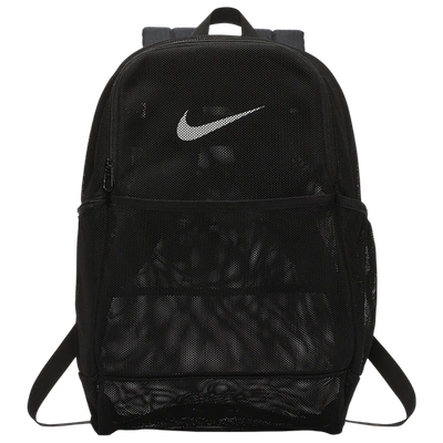 Shop Nike Brasilia Mesh Backpack In Black