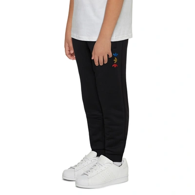 Shop Adidas Originals Boys  Space Tech Pants In Black/plain Metallic