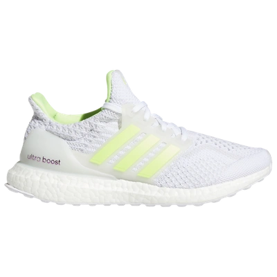 Shop Adidas Originals Womens Adidas Ultraboost Dna In White/solar Green