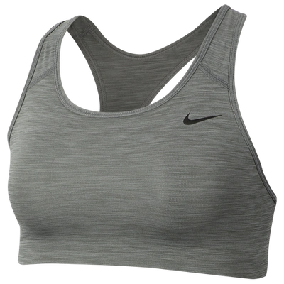 Shop Nike Womens  Pro Swoosh Medium Bra In Smoke Grey/pure