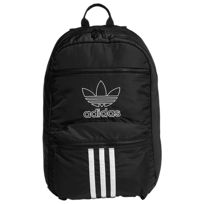 Shop Adidas Originals National 3-stripes Backpack In Black/white