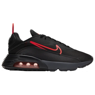 Shop Nike Mens  Air Max 2090 In Black/radiant Red/anthracite