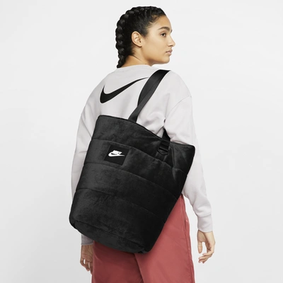 Shop Nike Womens  Heritage Tote In Black/black