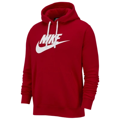 Nike Gx Club Hoodie In University Red/white