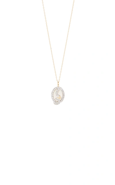 Shop Adina Reyter Women's Snake 14k Yellow Gold; Sterling Silver Diamond Necklace
