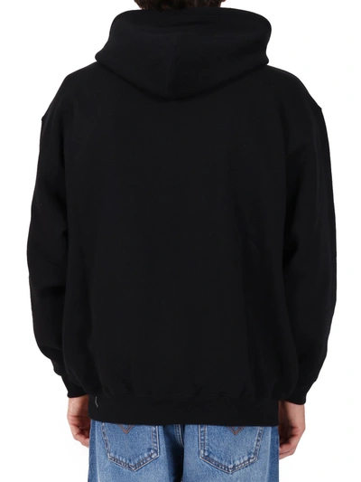 Shop Balenciaga Logo Sweatshirt Black