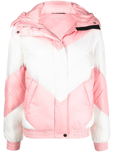 Shop Perfect Moment Aspen Down-feather Puffer Jacket In Pink