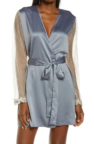 Shop Flora Nikrooz Showstopper Robe In Storm