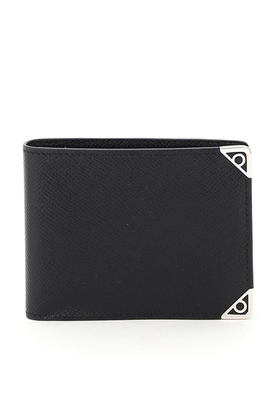 Shop Ferragamo New Gancini Bi-fold Wallet In Black (black)