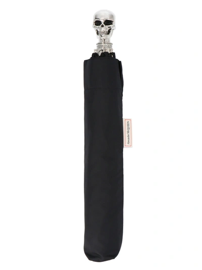 Shop Alexander Mcqueen Skull Umbrella In Black