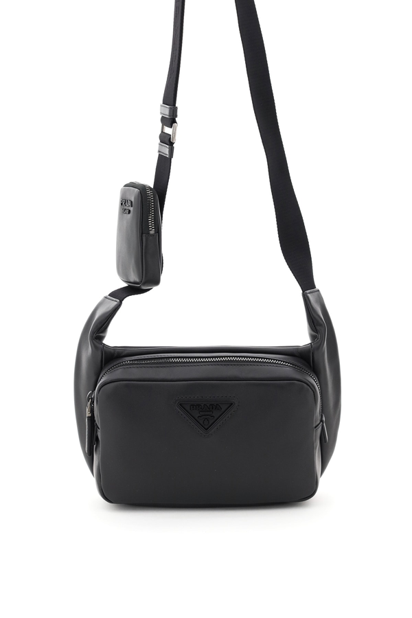 Prada Shoulder Bag With Pouch In Nero (black) ModeSens
