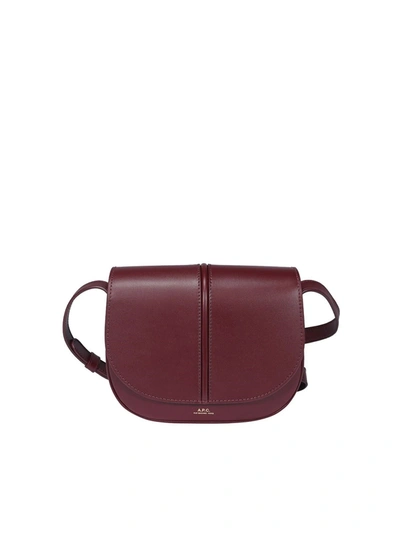 Shop Apc Betty Cross Body Bag In Red