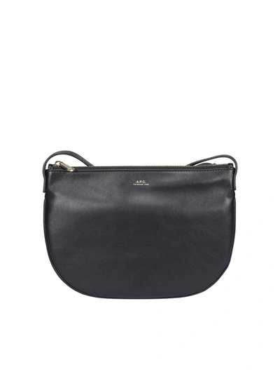 Shop Apc Maelys Shoulder Bag In Black