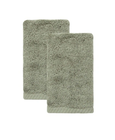 Ozan Premium Home Opulence 2-pc. Washcloth Set Bedding In Olive