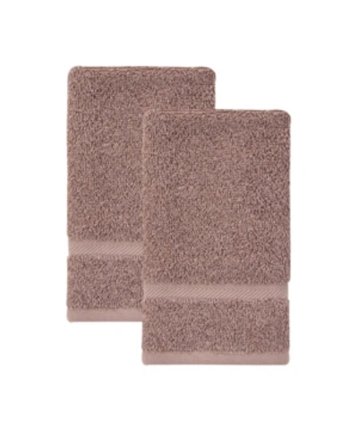 Ozan Premium Home Sienna 2-pc. Washcloth Set Bedding In Latte