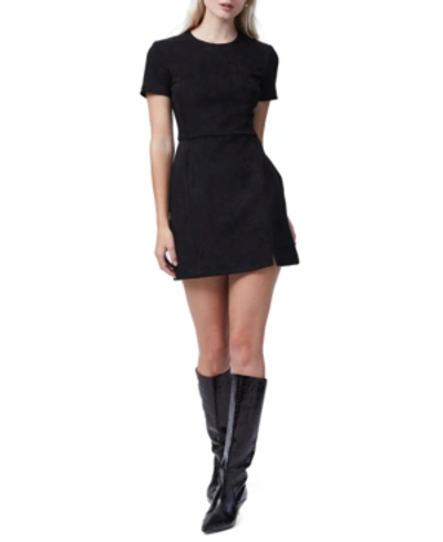 Shop French Connection Patty Drape Mini Dress In Black