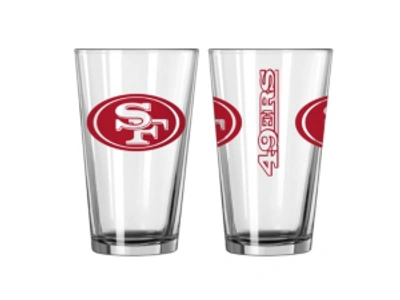Shop Logo Chair San Francisco 49ers 16oz Pint Glass In Assorted