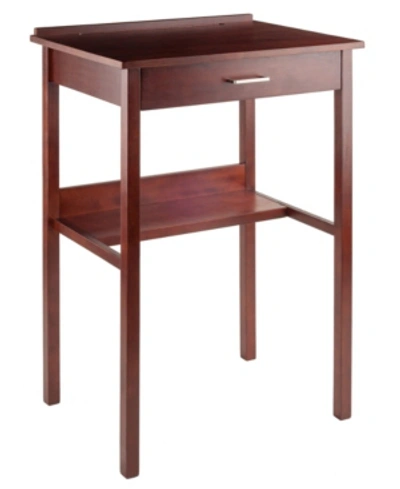 Shop Winsome Ronald High Desk In Brown