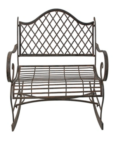 Shop Ab Home Lillian Outdoor Bench In Bronze