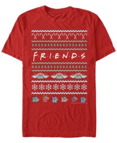 Shop Fifth Sun Men's Friends Logo Short Sleeve T-shirt In Red