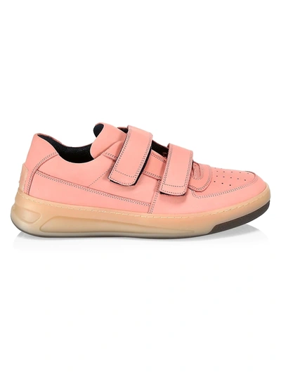 Shop Acne Studios Men's Perey Grip Tape Leather Sneakers In Dusty Pink
