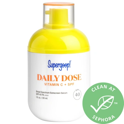 Shop Supergoop ! Daily Dose Vitamin C Serum With Spf 40 1.0 oz/ 30 ml