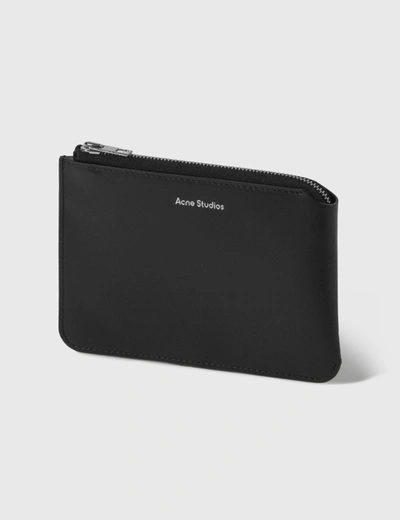 Shop Acne Studios Malachite Zip Wallet In Black