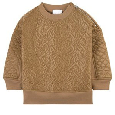 Shop Burberry Gold Timothie Sweatshirt