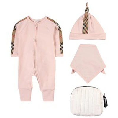 Shop Burberry Kids In Pink