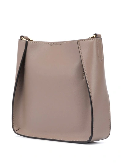 Shop Stella Mccartney Falavella Tiny Shoulder Bag In Beige