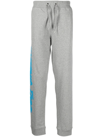 Shop Helmut Lang X Saintwoods Taxi Cotton Track Pants In Grey