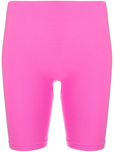 Shop Helmut Lang Stretch Cycling Shorts In Pink