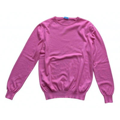 Pre-owned Ballantyne Cashmere Pull In Pink