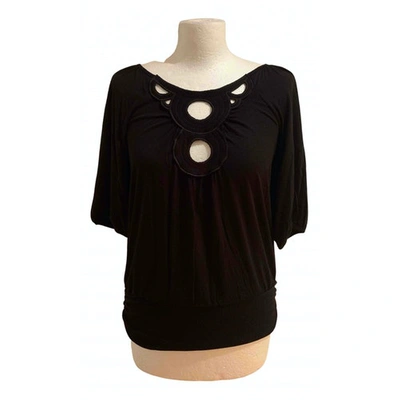 Pre-owned Ella Moss Black Synthetic Top