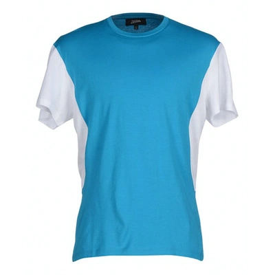 Pre-owned Jean Paul Gaultier Turquoise Cotton T-shirts