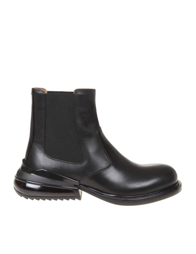 Shop Maison Margiela Boots With Airbag Heel In Black