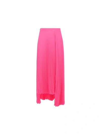 Shop Balenciaga Skirt In Fluo Pink