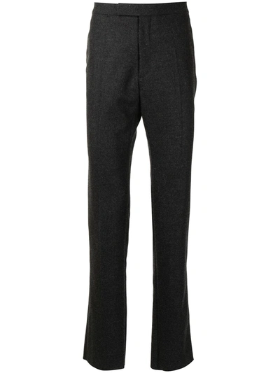 Shop Raf Simons Slim-fit Tailored Trousers In Grey