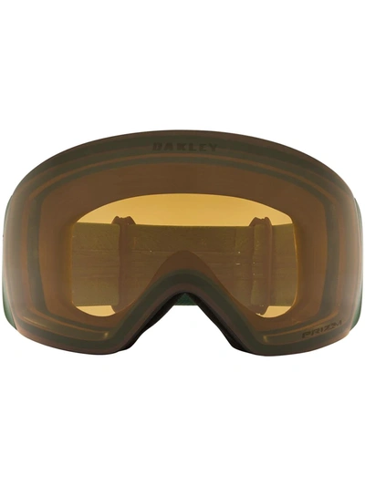 Shop Oakley Flight Deck Ski Goggles In Brown