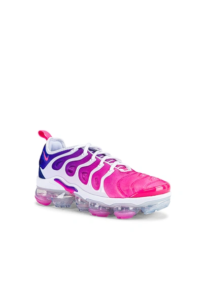 Shop Nike Air Vapormax Plus Sneaker In Multicolor  Pink Blast & Concord Vast Gr