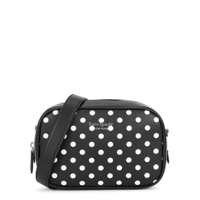 Shop Kate Spade Infinite Lady Dot Leather Cross-body Bag In Black