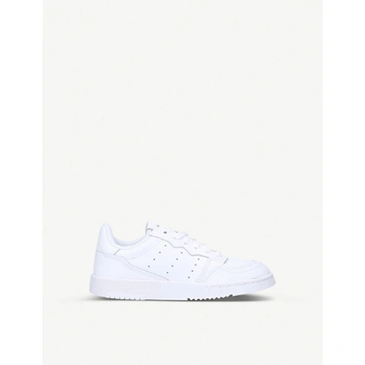 Shop Adidas Originals Supercourt Leather Trainers 6-9 Years