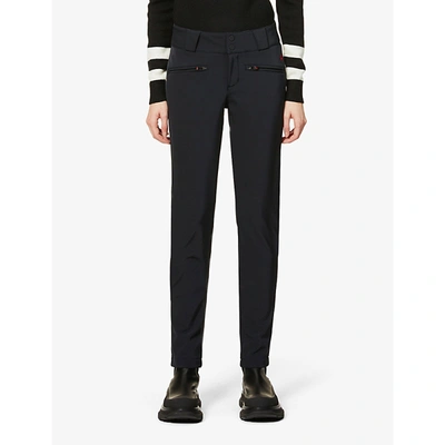 Shop Perfect Moment Aurora Skinny Mid-rise Woven Ski Trousers In Black