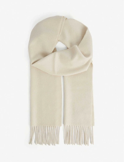 Shop Johnstons Ladies Natural Cashmere Check Personalised Scarf