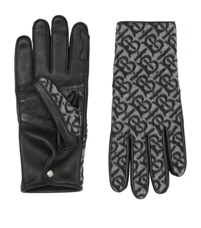 Shop Burberry Monogram Gloves