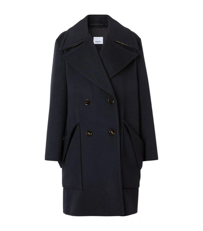 Shop Burberry Cashmere Double-breasted Coat