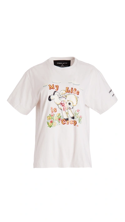 Shop The Marc Jacobs X Magda Archer The Magda T-shirt In Vintage Ivory