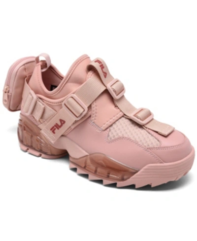 Fila Women's Unit Le Casual Sneakers From Finish Line In Mauve, Rose |  ModeSens