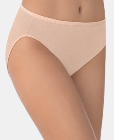 Shop Vanity Fair Illumination Hi-cut Brief Underwear 13108, Also Available In Extended Sizes In Rose Beige (nude 4)